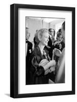 Actress Joanne Woodward Holds Her Best Actress Award for "Three Faces of Eve", 1958-Ralph Crane-Framed Photographic Print