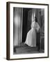 Actress Katharine Hepburn in Costume on the Set of Her Broadway Play "The Philadelphia Story"-Alfred Eisenstaedt-Framed Premium Photographic Print