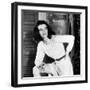 Actress Katharine Hepburn on the Set of Her Broadway Play "The Philadelphia Story"-Alfred Eisenstaedt-Framed Premium Photographic Print