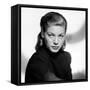 Actress Lauren Bacall born September 16th, 1924 in New York as Betty Joan Perske, here 1947 (b/w ph-null-Framed Stretched Canvas