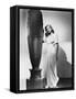 Actress Lauren Bacall born September 16th, 1924 in New York as Betty Joan Perske, here 1947 (b/w ph-null-Framed Stretched Canvas