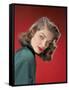 Actress Lauren Bacall born September 16th, 1924 in New York as Betty Joan Perske, here 1947 (photo)-null-Framed Stretched Canvas