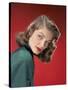 Actress Lauren Bacall born September 16th, 1924 in New York as Betty Joan Perske, here 1947 (photo)-null-Stretched Canvas