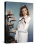 Actress Lauren Bacall born September 16th, 1924 in New York as Betty Joan Perske, here 1948 (photo)-null-Stretched Canvas