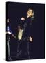 Actress Lauren Bacall Performing in Broadway Musical "Applause"-John Dominis-Stretched Canvas