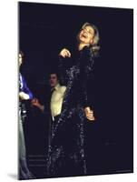 Actress Lauren Bacall Performing in Broadway Musical "Applause"-John Dominis-Mounted Premium Photographic Print