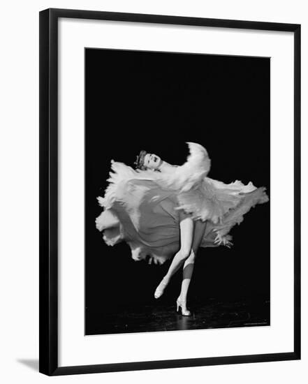 Actress Lucille Ball Dancing in Scene from the Film "The Big Street"-John Florea-Framed Premium Photographic Print