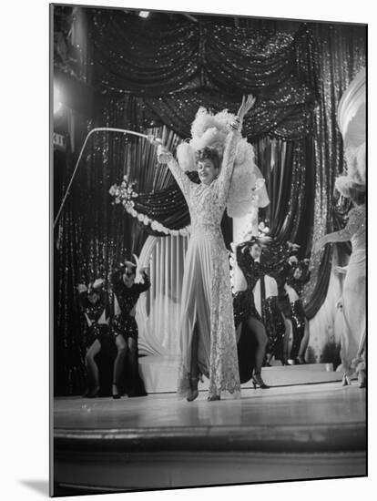 Actress Lucille Ball Performing in a Scene from the Movie "The Ziegfeld Follies"-null-Mounted Photographic Print