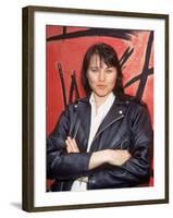 Actress Lucy Lawless-Dave Allocca-Framed Premium Photographic Print