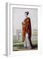 Actress Madame Morandi in Role of Camilla, Act I Scene II of Horatio, 1640-Pierre Corneille-Framed Giclee Print