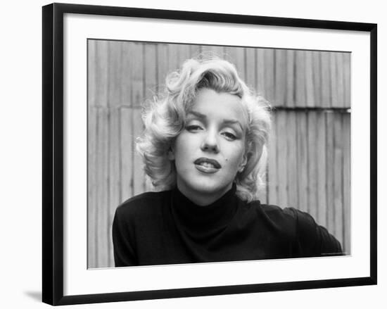 Actress Marilyn Monroe at Home-Alfred Eisenstaedt-Framed Premium Photographic Print