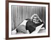 Actress Marilyn Monroe at Home-Alfred Eisenstaedt-Framed Premium Photographic Print