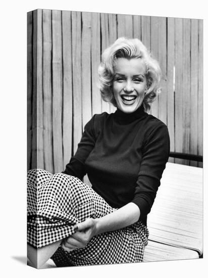 Actress Marilyn Monroe at Home-Alfred Eisenstaedt-Stretched Canvas