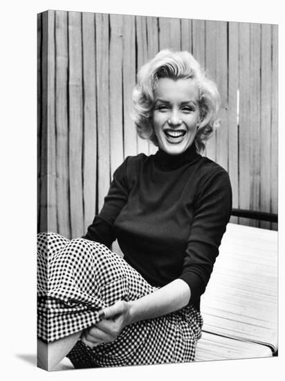 Actress Marilyn Monroe at Home-Alfred Eisenstaedt-Stretched Canvas