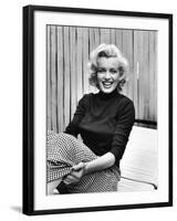 Actress Marilyn Monroe at Home-Alfred Eisenstaedt-Framed Premium Photographic Print