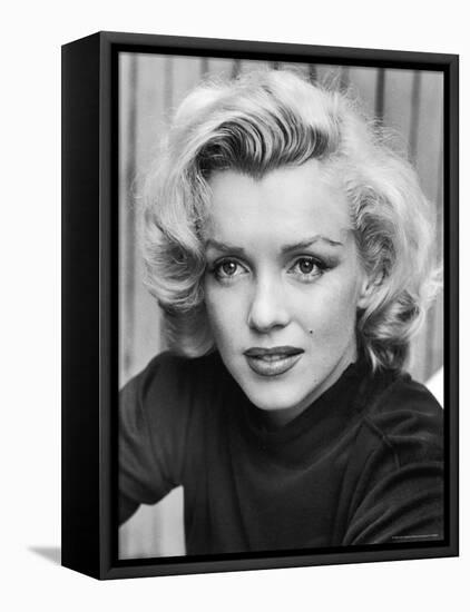 Actress Marilyn Monroe at Home-Alfred Eisenstaedt-Framed Stretched Canvas