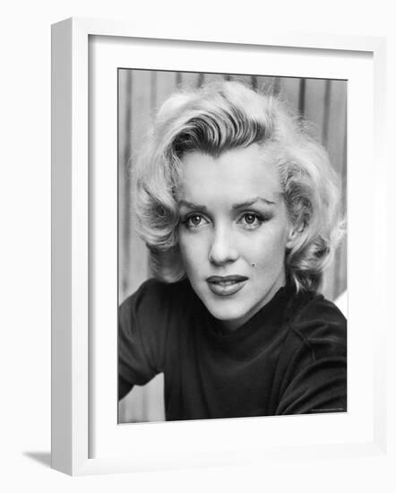 Actress Marilyn Monroe at Home-Alfred Eisenstaedt-Framed Premium Photographic Print