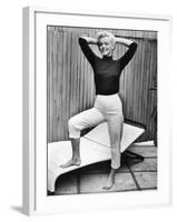 Actress Marilyn Monroe at Home-Alfred Eisenstaedt-Framed Premium Photographic Print