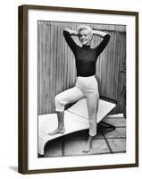 Actress Marilyn Monroe at Home-Alfred Eisenstaedt-Framed Premium Photographic Print