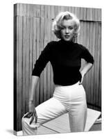 Actress Marilyn Monroe at Home-Alfred Eisenstaedt-Stretched Canvas