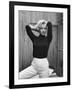 Actress Marilyn Monroe Playfully Elegant, at Home-Alfred Eisenstaedt-Framed Premium Photographic Print