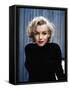 Actress Marilyn Monroe Posing at Home in Her Backyard-Alfred Eisenstaedt-Framed Stretched Canvas