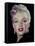 Actress Marilyn Monroe Wearing Dangling Rhinestone Earrings, with Her Hair Up-Ed Clark-Framed Stretched Canvas