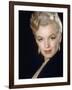 Actress Marilyn Monroe Wearing Dangling Rhinestone Earrings, with Her Hair Up-Ed Clark-Framed Premium Photographic Print