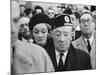 Actress Marlene Dietrich, at Memorial Service for John F. Kennedy, Headquarters of American Legion-Ralph Crane-Mounted Premium Photographic Print