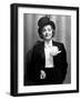 Actress Marlene Dietrich Wearing Tuxedo, Top Hat, and Holding Cigarette at Ball for Foreign Press-Alfred Eisenstaedt-Framed Premium Photographic Print