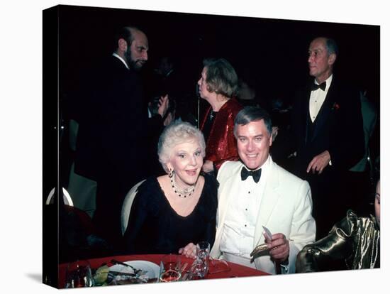 Actress Mary Martin and Son, Actor Larry Hagman-null-Stretched Canvas