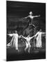 Actress Mary Martin Gives kids a Flying Lesson in the Broadway Production of Musical "Peter Pan"-Allan Grant-Mounted Premium Photographic Print