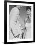 Actress Melina Mercouri and Tony Perkins in Greece to Make Movie "S.S. Phaedra"-James Burke-Framed Premium Photographic Print