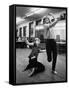 Actress Melina Mercouri Practicing a Dance Number for the Play "Illya Darling"-Henry Groskinsky-Framed Stretched Canvas