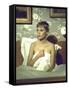 Actress Mia Farrow During Filming of the Motion Picture "A Dandy in Aspic"-Bill Eppridge-Framed Stretched Canvas