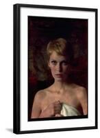 Actress Mia Farrow-Alfred Eisenstaedt-Framed Photographic Print