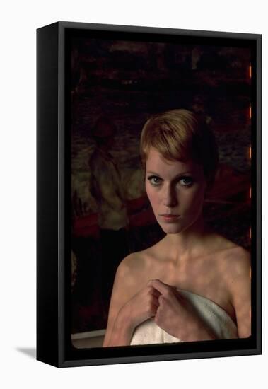 Actress Mia Farrow-Alfred Eisenstaedt-Framed Stretched Canvas