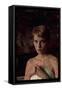 Actress Mia Farrow-Alfred Eisenstaedt-Framed Stretched Canvas