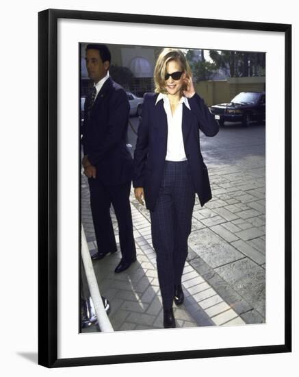 Actress Michelle Pfeiffer-Mirek Towski-Framed Premium Photographic Print