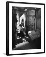 Actress Millie Perkins, as Anne Frank in the Film "The Diary of Anne Frank"-Ralph Crane-Framed Premium Photographic Print