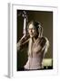 Actress Peggy Lipton in a Recording Studio-Vernon Merritt III-Framed Photographic Print