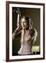 Actress Peggy Lipton in a Recording Studio-Vernon Merritt III-Framed Photographic Print