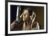 Actress Peggy Lipton in a Recording Studio-Vernon Merritt III-Framed Photographic Print