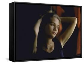 Actress Peggy Lipton-Vernon Merritt III-Framed Stretched Canvas