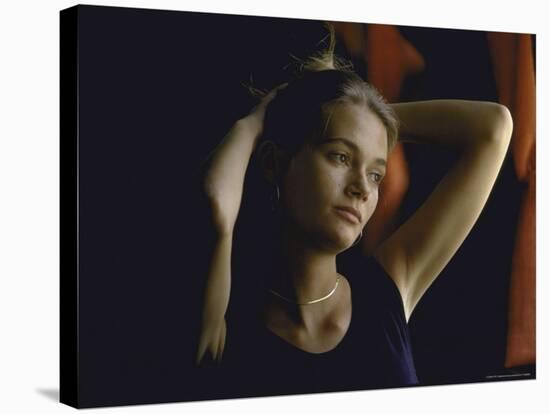 Actress Peggy Lipton-Vernon Merritt III-Stretched Canvas