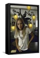 Actress Peggy Lipton-Vernon Merritt III-Framed Stretched Canvas