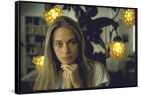 Actress Peggy Lipton-Vernon Merritt III-Framed Stretched Canvas