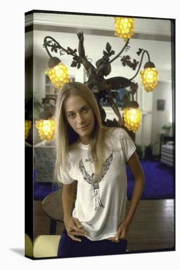 Actress Peggy Lipton-Vernon Merritt III-Stretched Canvas