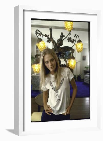 Actress Peggy Lipton-Vernon Merritt III-Framed Photographic Print