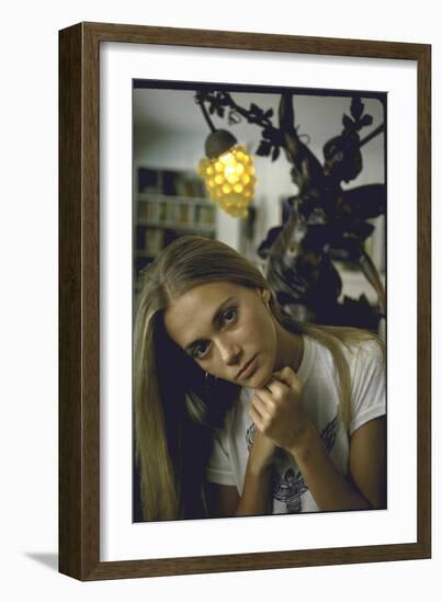 Actress Peggy Lipton-Vernon Merritt III-Framed Photographic Print